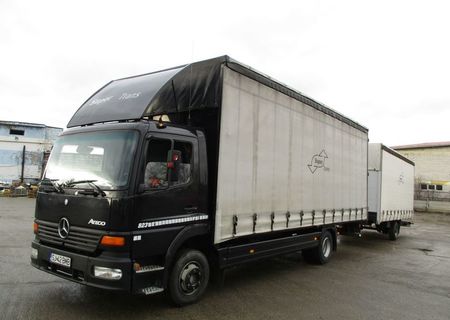 Mercedes-Benz Atego 823 cu Remorca WIESE