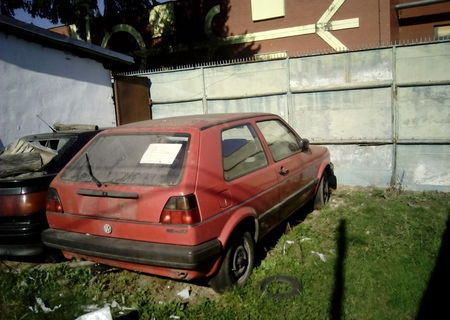 vw golf ll ,1986,usor avariat(frontal bara intrata 10 cm)nerulat in romania,300 euro